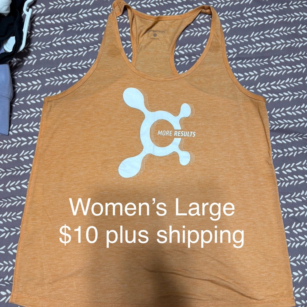 Orangetheory shirt and tank bundle, size Large